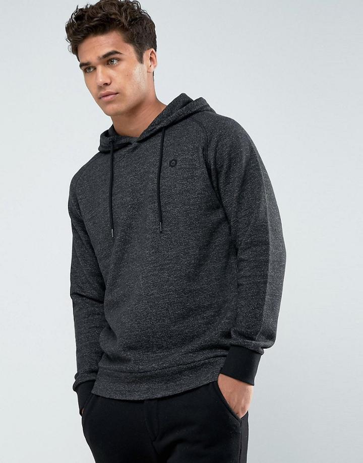 Jack & Jones Core Hoodie With Branding - Black