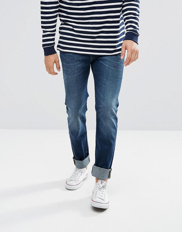 Lee Rider Slim Fit Jean Pacific Worn-navy