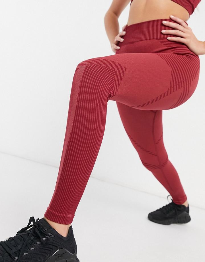 South Beach Seamless Sculpting Leggings In Dusty Pink