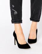 Truffle Collection Nova Pumps - Black Suede