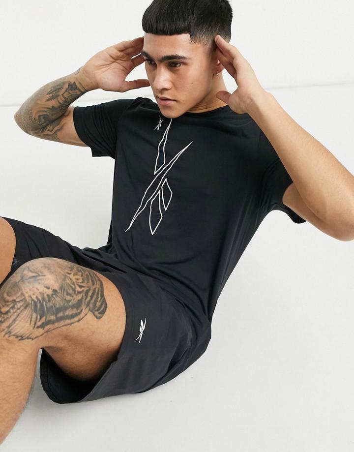 Reebok Vector Graphic T-shirt In Black