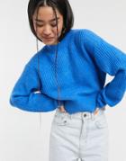 Weekday Jessa Sweater In Blue-blues