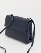 Claudia Canova Foldover Cross Body Bag-blue