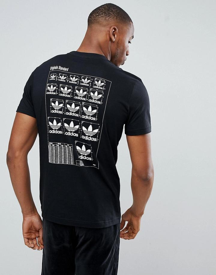 Adidas Originals Graphic T-shirt Bq3076 - Black