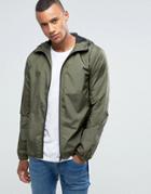 Loyalty And Faith Zip Thru Hooded Jacket - Green