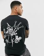 Le Breve Slogan Back Print T-shirt