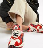 Adidas Originals Yung-1 Sneakers In Red Multi - Red