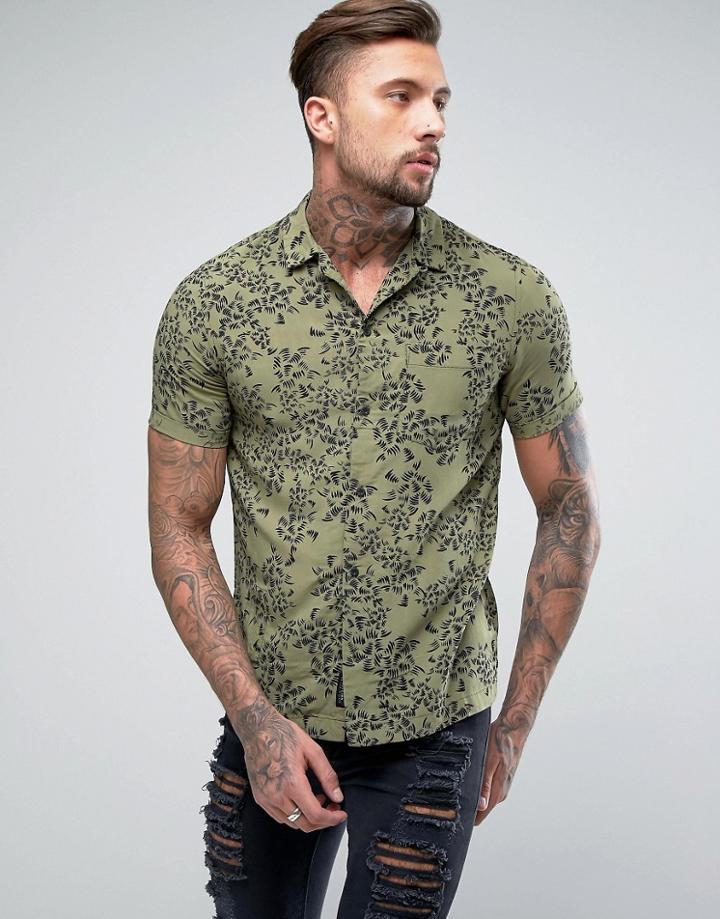 Religion Short Sleeve Shirt - Green