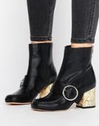 Asos Rhoden Ankle Boots - Black