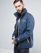 Columbia Inner Limits Hooded Jacket Waterproof Tricolour In Navy - Navy