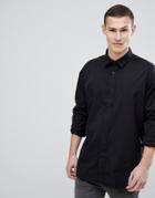 Hugo Taping Under Sleeve Shirt In Black - Black