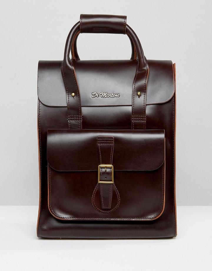 Dr Martens Leather Backpack - Brown