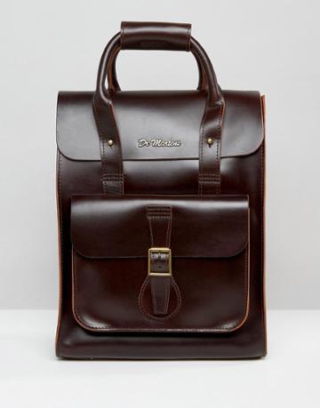 Dr Martens Leather Backpack - Brown
