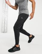 Asos 4505 Icon Training Skinny Sweatpants With Quick Dry In Black