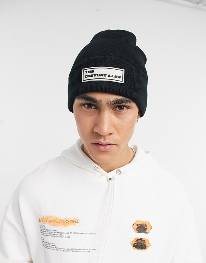 The Couture Club Regular Beanie In Black
