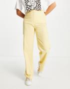 Envii Lexington Pants In Straw - Part Of A Set-white
