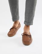 Kg By Kurt Geiger Driving Shoes In Tan Leather - Tan