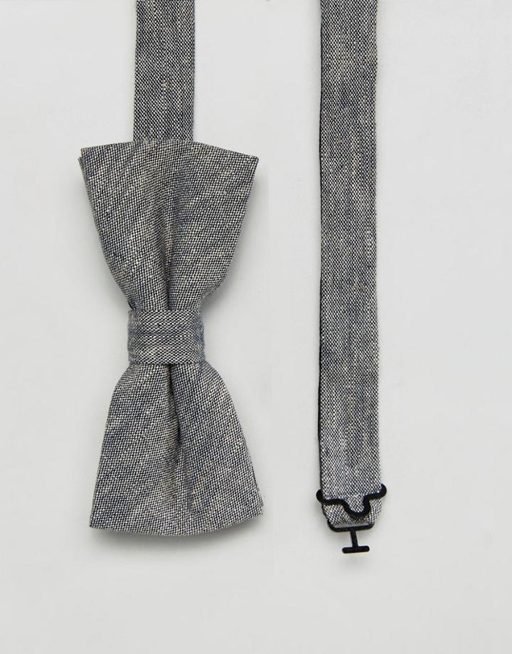 Noak Cotton Bow Tie - Blue