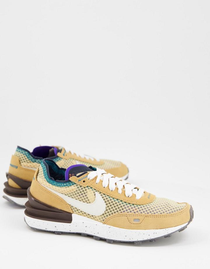 Nike Waffle One Sneakers In Twine/coconut Milk-neutral