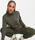 The North Face Zumu Long Sleeve T-shirt In Khaki Exclusive At Asos-green