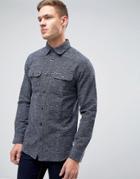 Jack & Jones Vintage Shirt In Heavy Textured Fabric In Regular Fit - N
