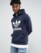 Adidas Originals Trefoil Hoodie S95512 - Blue