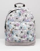 Mi-pac Premium Backpack In Unfinished Floral - Multi