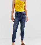 Stradivarius High Waist Skinny Jean In Blue - Blue