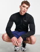 Adidas Terrex Half Zip Top In Black