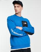 The North Face Tech Sweatshirt In Blue