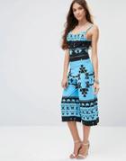Your Eyes Lie 3/4 Length Jumpsuit - Neon