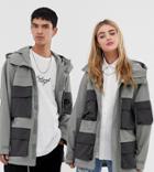 Reclaimed Vintage Unisex Military Festival Jacket With Contrast Pocket Details - Green
