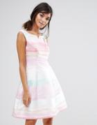 Coast Sephora Rainbow Stripe Millana Dress - Multi