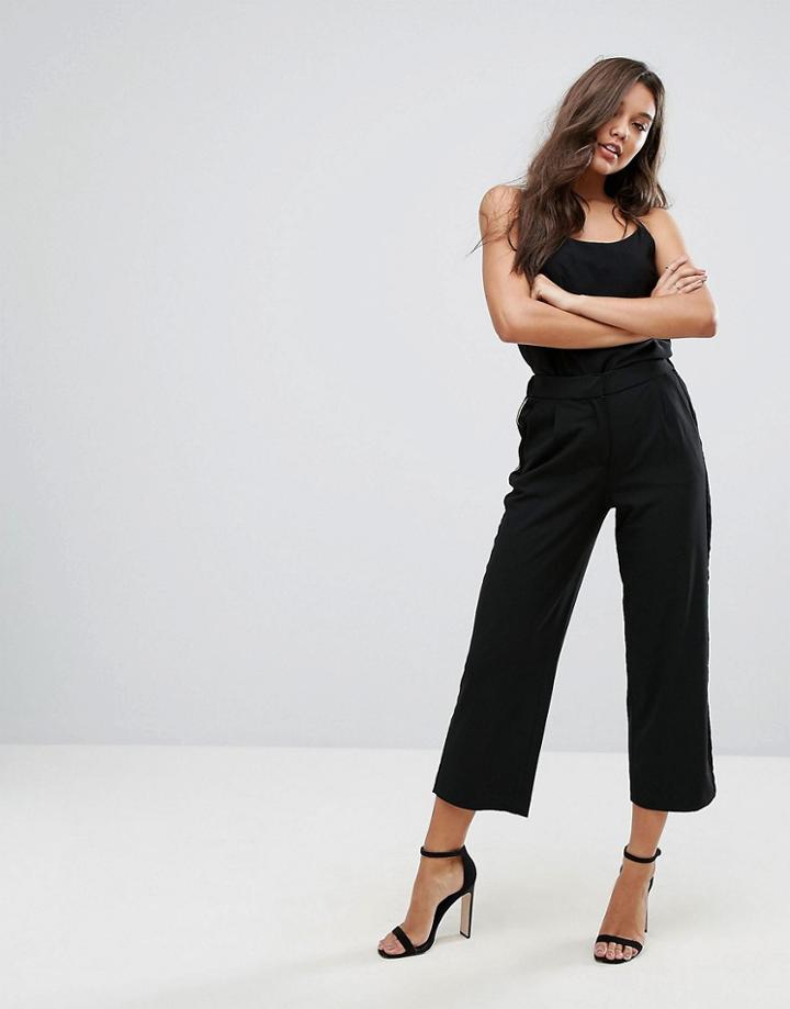 Y.a.s Cropped Pant - Black