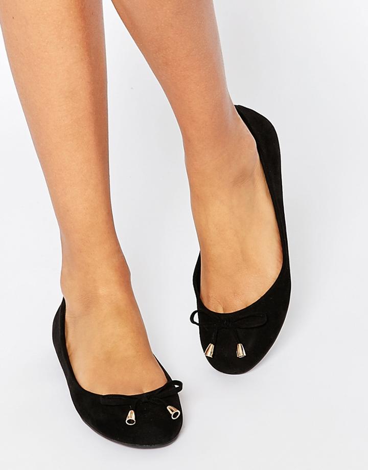 Asos Leader Ballet Flats - Black