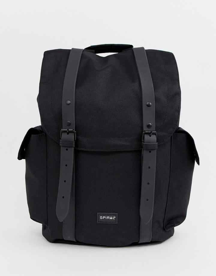 Spiral Transporter Backpack In Black - Black