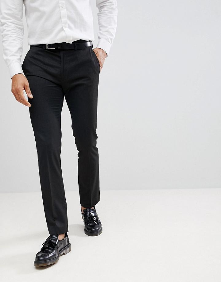 Moss London Skinny Smart Pants - Gray