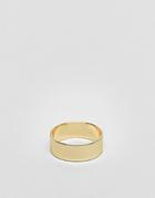 Asos Design Ring In Gold Tone