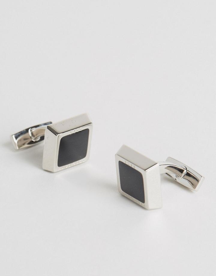 Hugo Boss Franzisko Cufflinks In Black - Black