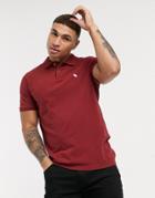 Abercrombie & Fitch Core Logo Polo In Red