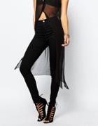 Noisy May Nena High Waist Super-skinny Jean - Black