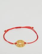 Ottoman Hands Root Chakara Cord Bracelet - Gold