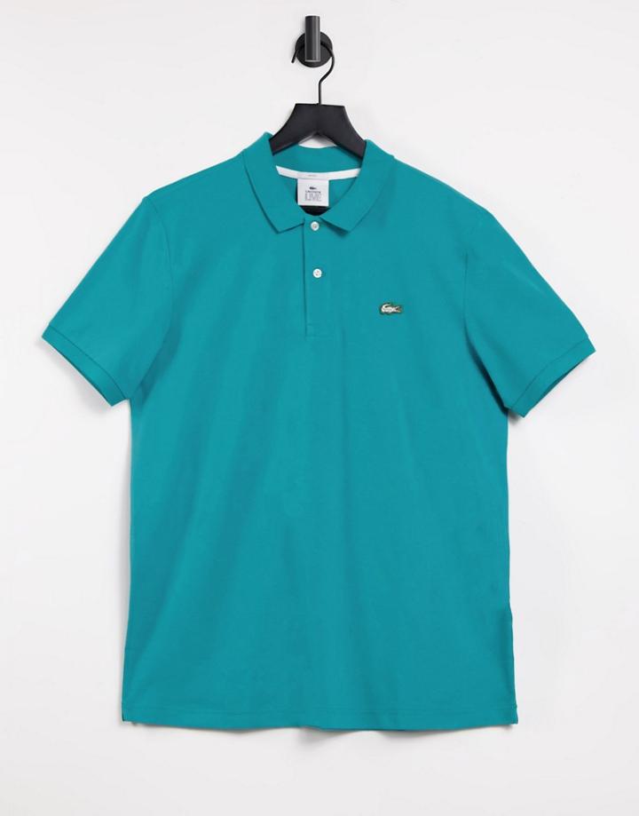 Lacoste Unisex Live Slim Fit Stretch Cotton Pique Polo Shirt-green