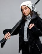 Killtec Function Belted Ski Jacket With Detachable Hood - Black