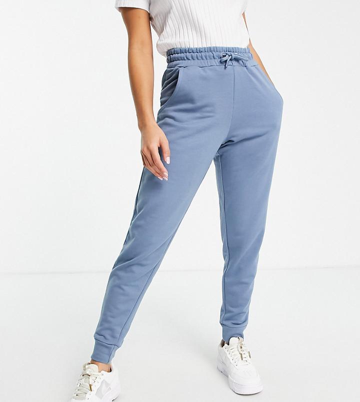 Influence Petite Sweatpants In Dusky Blue - Part Of A Set-blues