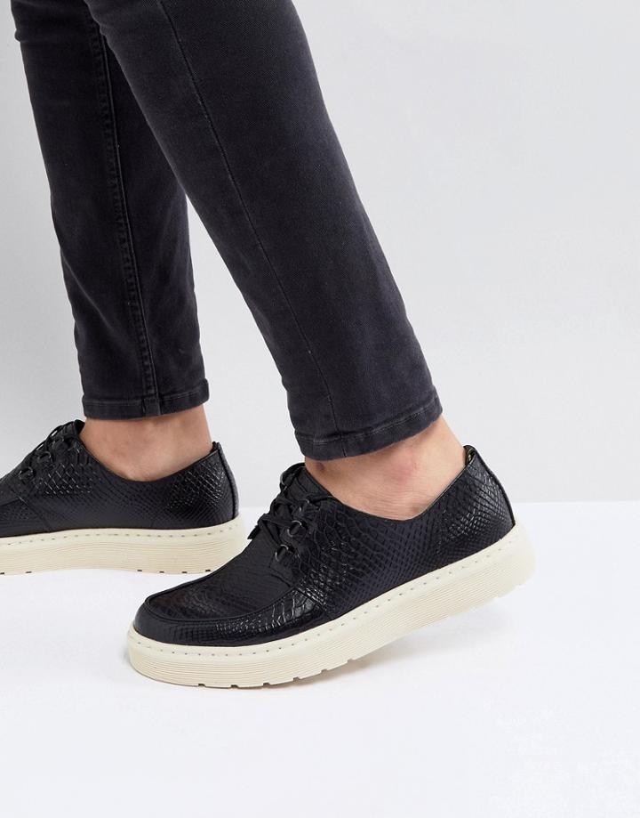 Dr Martens Walden Creeper Shoes In Black - Black