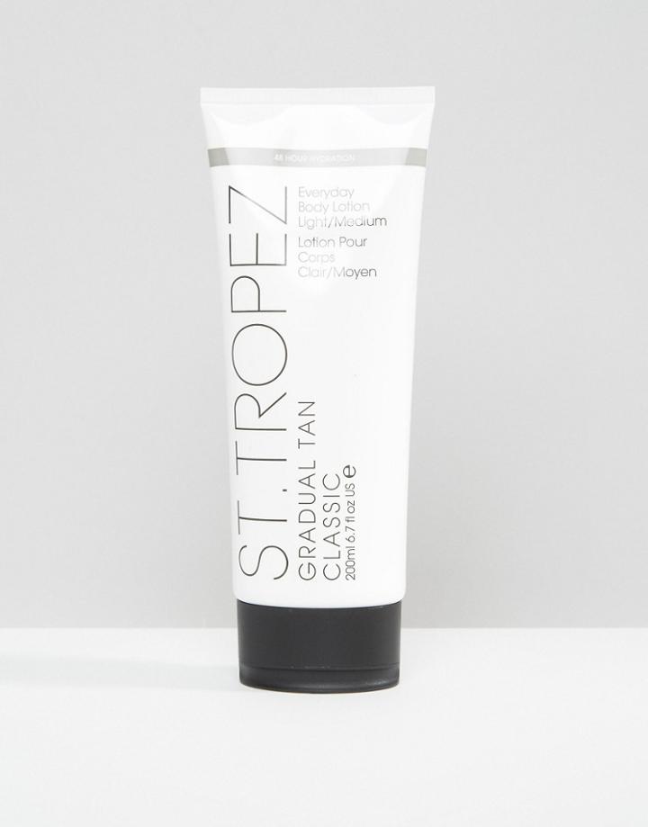 St. Tropez Gradual Tan Classic Lotion Light/medium 200ml - Clear