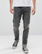 Blend Cirrus Skinny Jeans Wash Gray - Gray