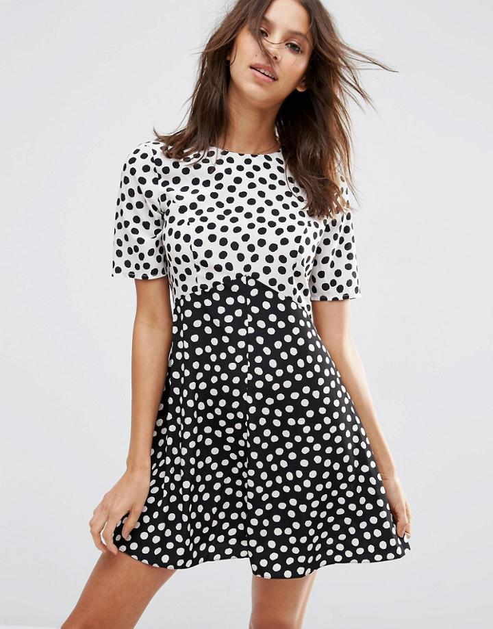 Asos Spot Mix & Match Dress