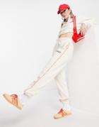 Adidas Originals 'retro Luxury' Sweatpants In Off White
